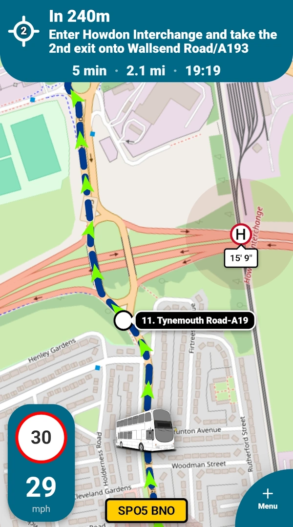 PSV Portal Navigation shown on a mobile phone